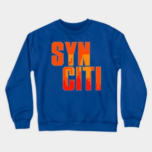 Syn Citi In Orange Crewneck Sweatshirt